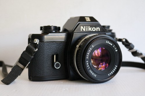 Nikon schwarz analoge - em,
